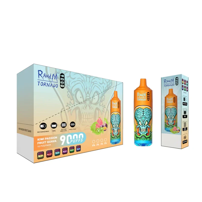 FUMOT | RANdM TORNADO 9000 Puffs Vape 20 Flavors Disposable E-Cigarettes (Ship from China) - Image 9