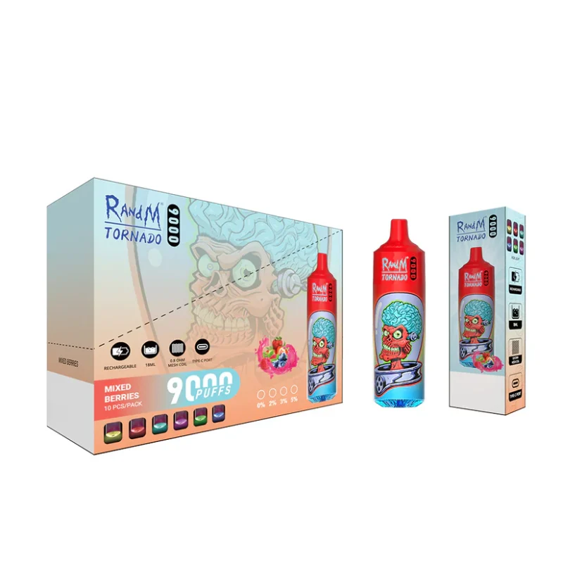 FUMOT | RANdM TORNADO 9000 Puffs Vape 20 Flavors Disposable E-Cigarettes (Ship from China) - Image 10