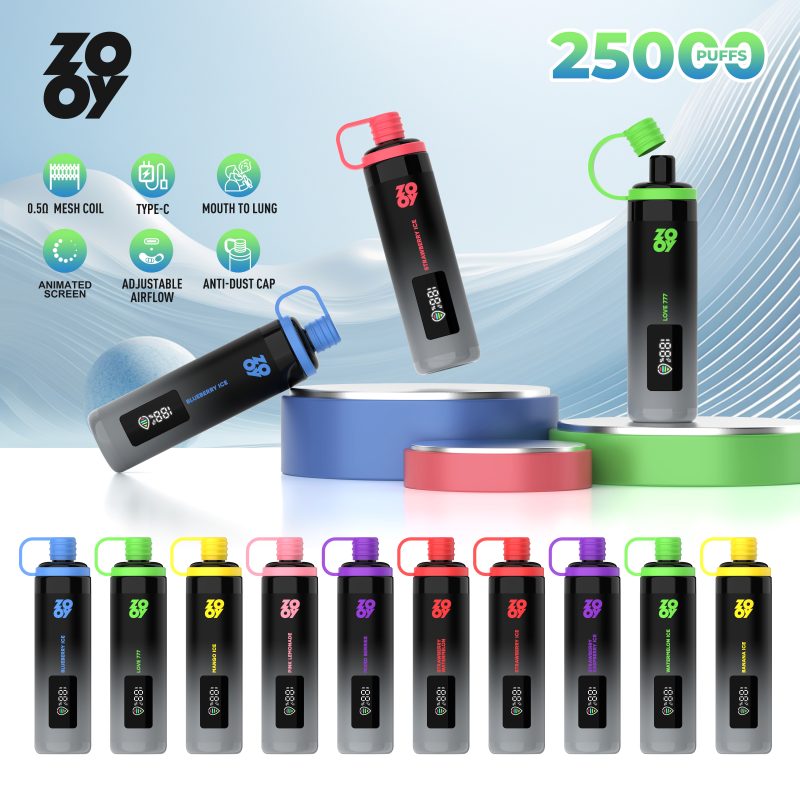 ZOOY |  SISHA 25000 Puffs Vape 10-Flavors Disposable E-Cigarettes (Ship from China)