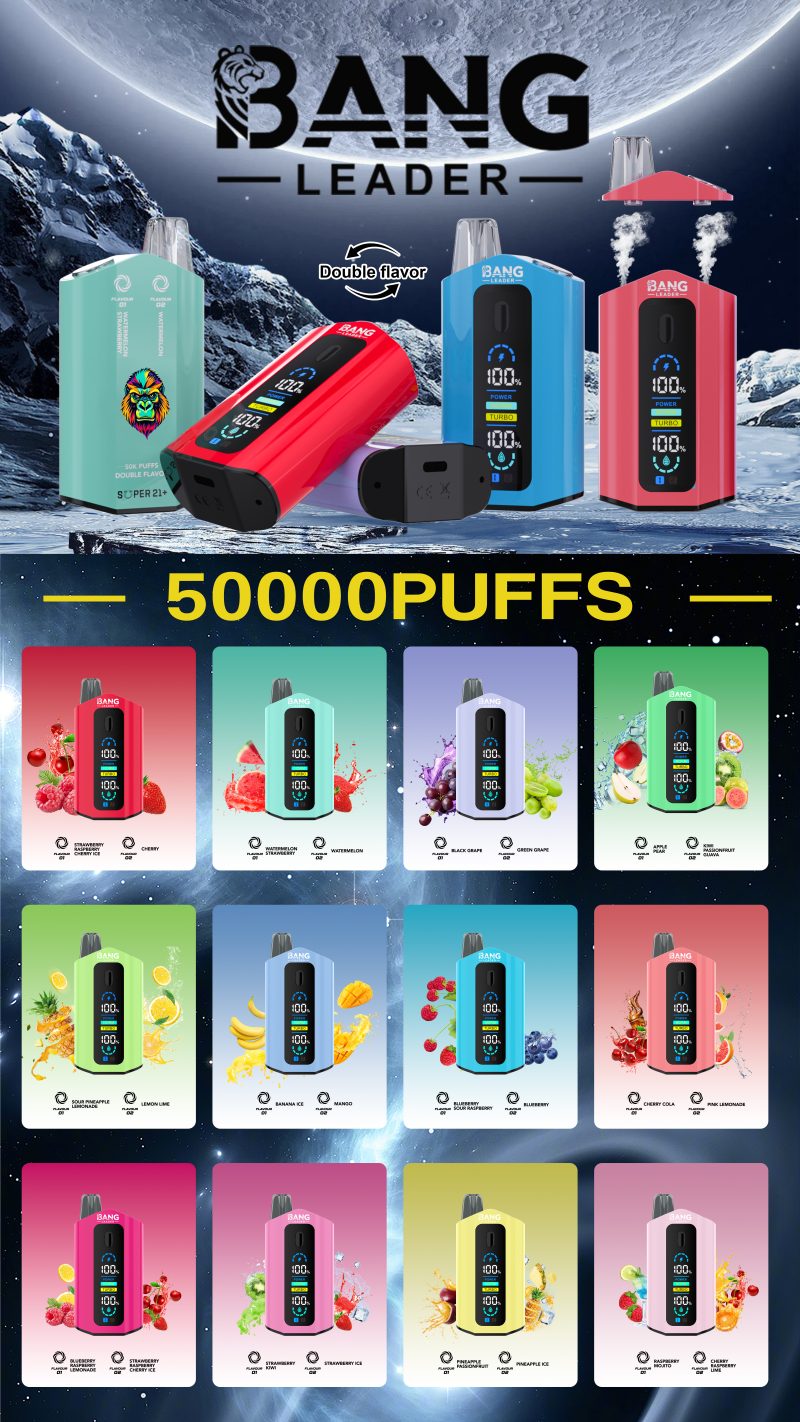 BANG LEADER | 50000 Puffs Vape Double-Flavor Disposable E-Cigarettes (Ship from China) - Image 2