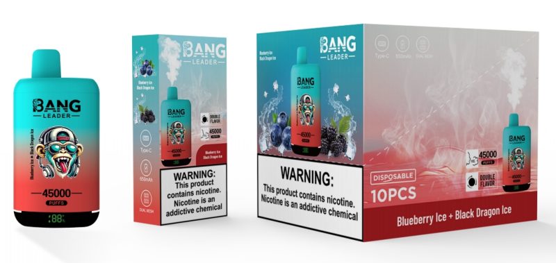 BANG LEADER | 45000 Puffs Vape Double-Flavor Disposable E-Cigarettes (Ship from China) - Image 3