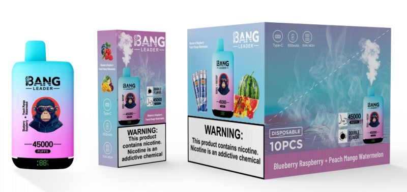 BANG LEADER | 45000 Puffs Vape Double-Flavor Disposable E-Cigarettes (Ship from China) - Image 4