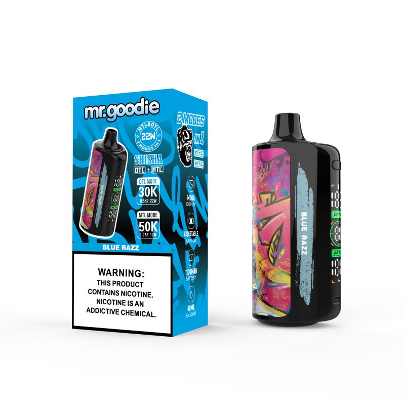 Mr.Goodie | DTL MODE 30000 Puffs MTL MODE 50000 Puffs Vape 12-Flavors Disposable E-Cigarettes (Ship from China) - Image 11