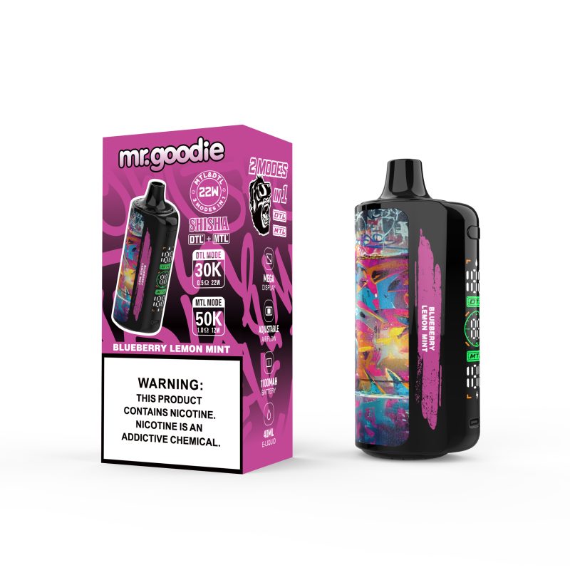 Mr.Goodie | DTL MODE 30000 Puffs MTL MODE 50000 Puffs Vape 12-Flavors Disposable E-Cigarettes (Ship from China) - Image 12