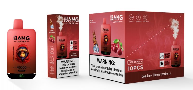 BANG LEADER | 45000 Puffs Vape Double-Flavor Disposable E-Cigarettes (Ship from China) - Image 6