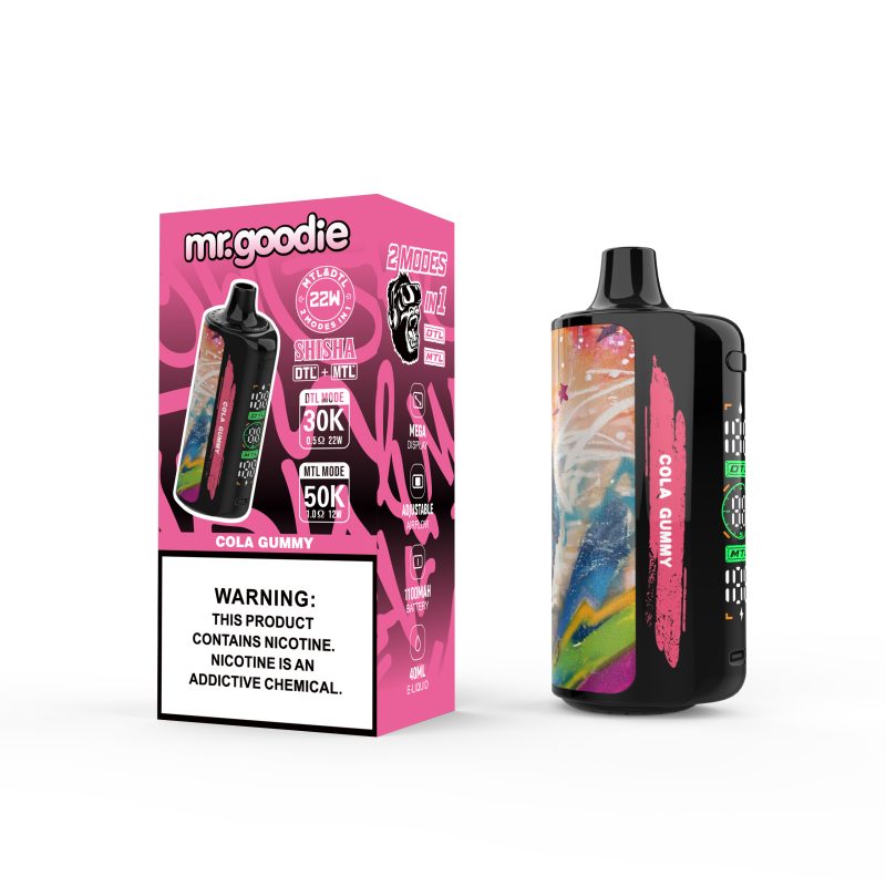 Mr.Goodie | DTL MODE 30000 Puffs MTL MODE 50000 Puffs Vape 12-Flavors Disposable E-Cigarettes (Ship from China) - Image 13
