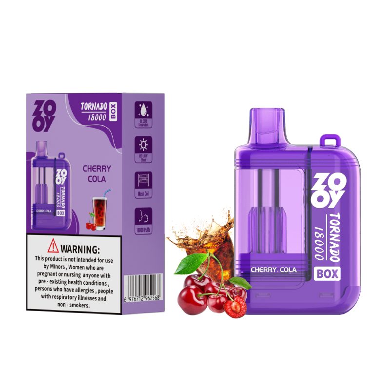 ZOOY  | TORNADO 18000 Puffs Vape 10-Flavors Disposable E-Cigarettes (Ship from China) - Image 6