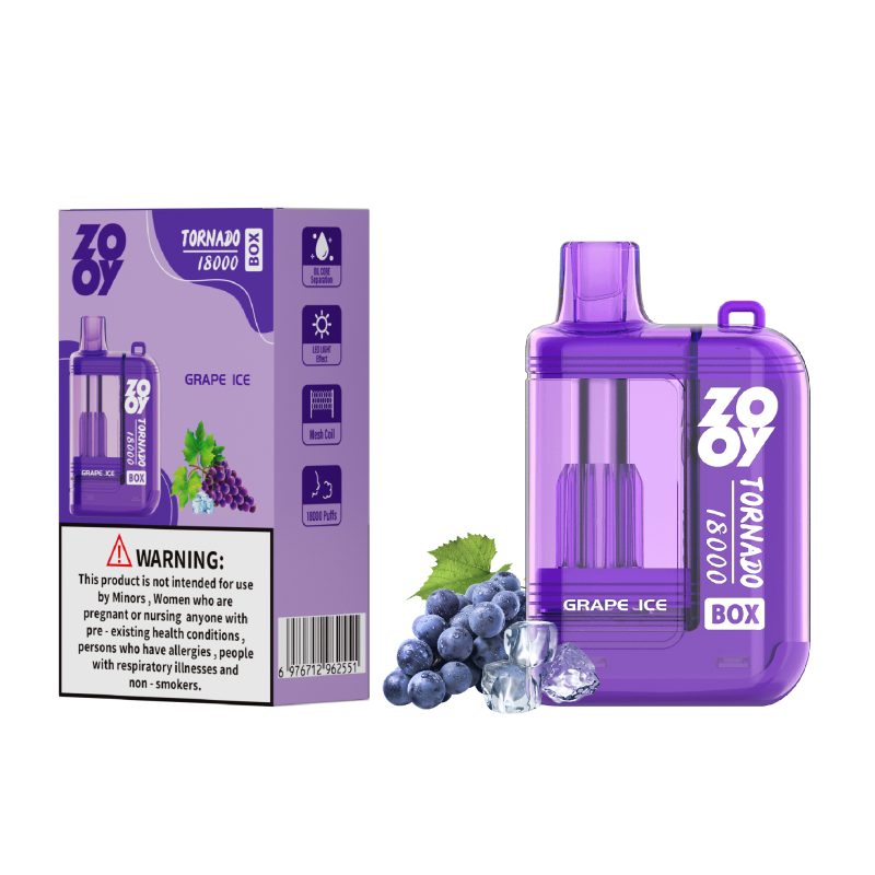 ZOOY  | TORNADO 18000 Puffs Vape 10-Flavors Disposable E-Cigarettes (Ship from China) - Image 5