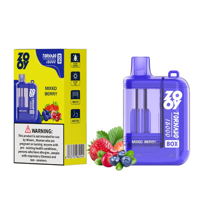 ZOOY  | TORNADO 18000 Puffs Vape 10-Flavors Disposable E-Cigarettes (Ship from China) - Image 4