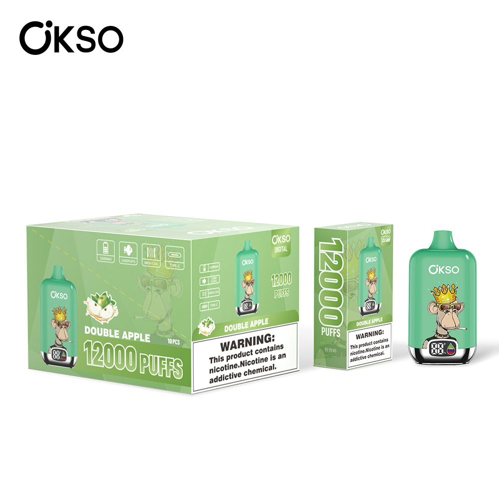 OKSO | 12000 Puffs Vape 20 Flavors Digital Disposable E-Cigarettes (Ship from China) - Image 6