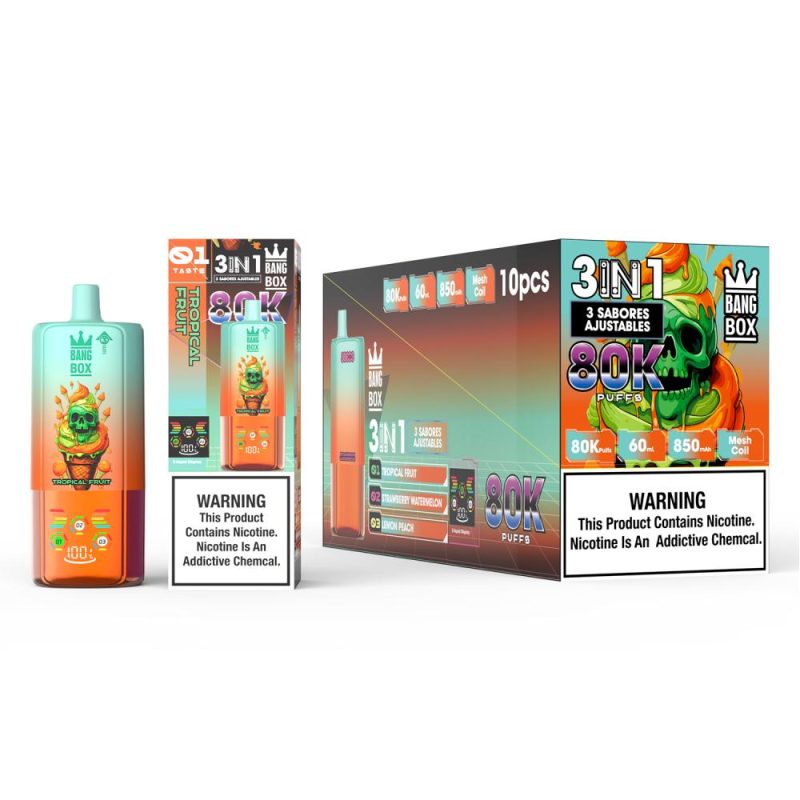 BANG BOX | 80000 Puffs Vape 3 in 1-Flavor Disposable E-Cigarettes (Ship from China) - Image 5