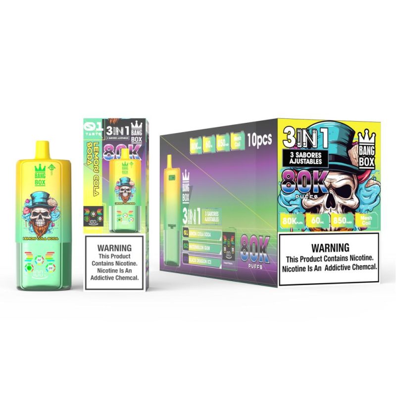 BANG BOX | 80000 Puffs Vape 3 in 1-Flavor Disposable E-Cigarettes (Ship from China) - Image 8