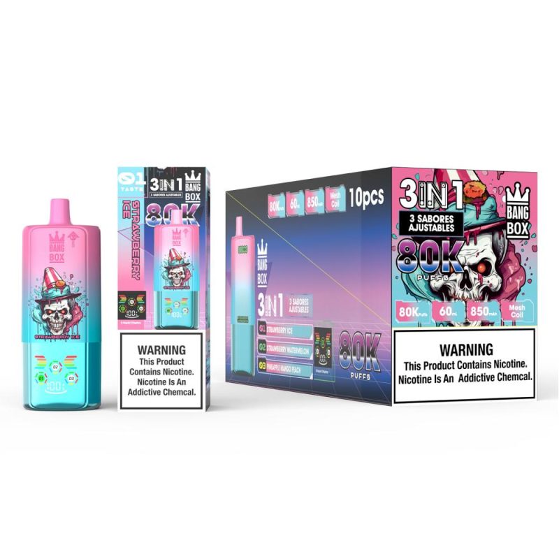 BANG BOX | 80000 Puffs Vape 3 in 1-Flavor Disposable E-Cigarettes (Ship from China) - Image 10