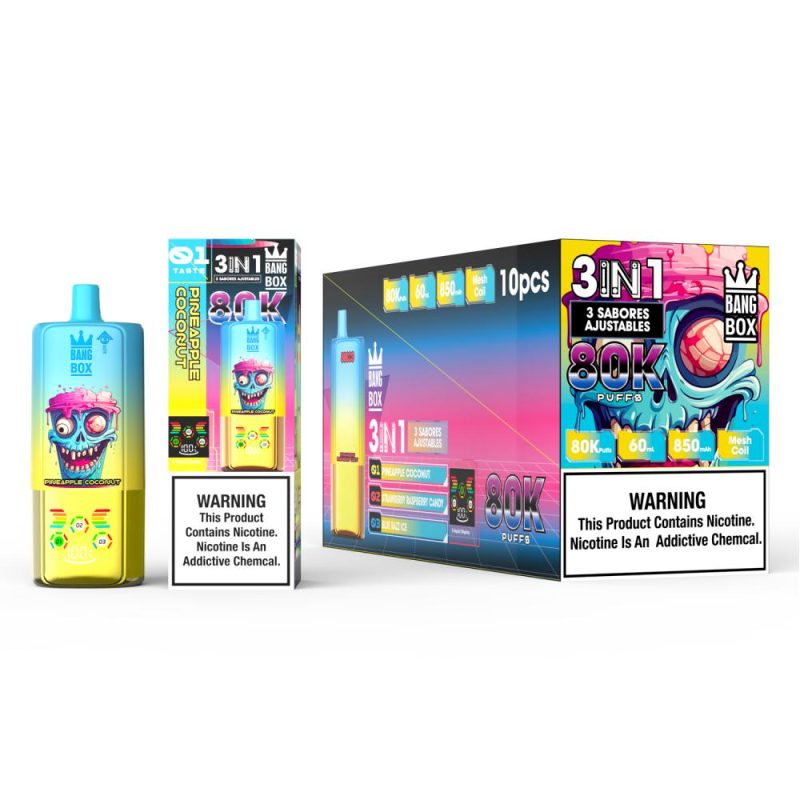 BANG BOX | 80000 Puffs Vape 3 in 1-Flavor Disposable E-Cigarettes (Ship from China) - Image 11