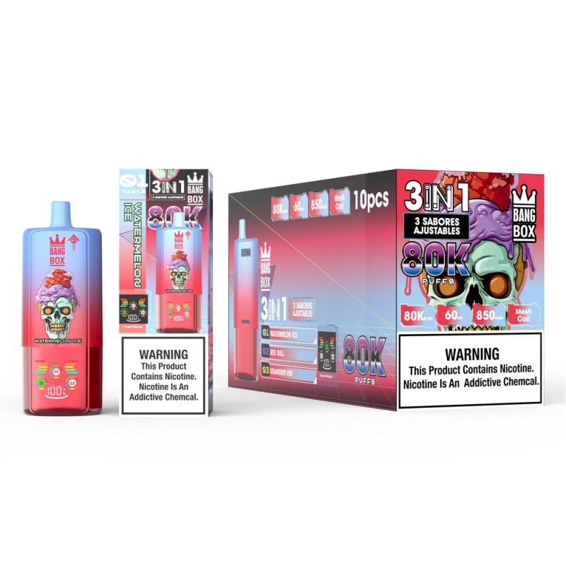 BANG BOX | 80000 Puffs Vape 3 in 1-Flavor Disposable E-Cigarettes (Ship from China) - Image 13