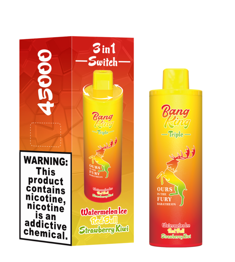 BANG KING | 45000 Puffs Vape Three-Flavor Disposable E-Cigarettes (Ship from China)