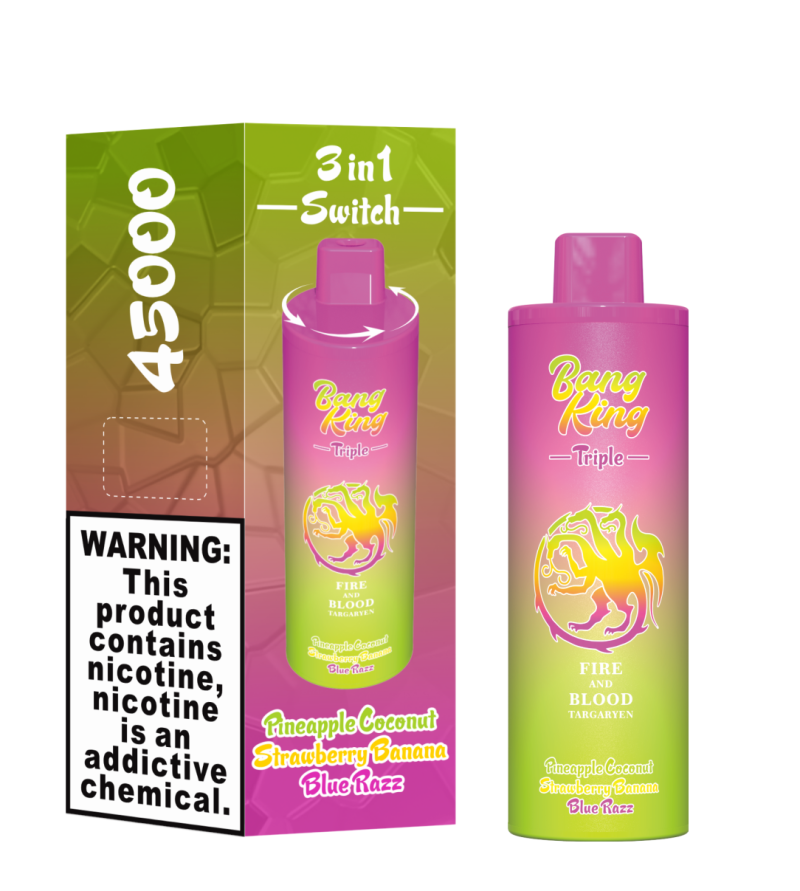 BANG KING | 45000 Puffs Vape Three-Flavor Disposable E-Cigarettes (Ship from China) - Image 10