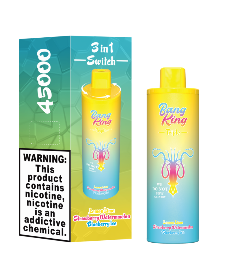 BANG KING | 45000 Puffs Vape Three-Flavor Disposable E-Cigarettes (Ship from China) - Image 11
