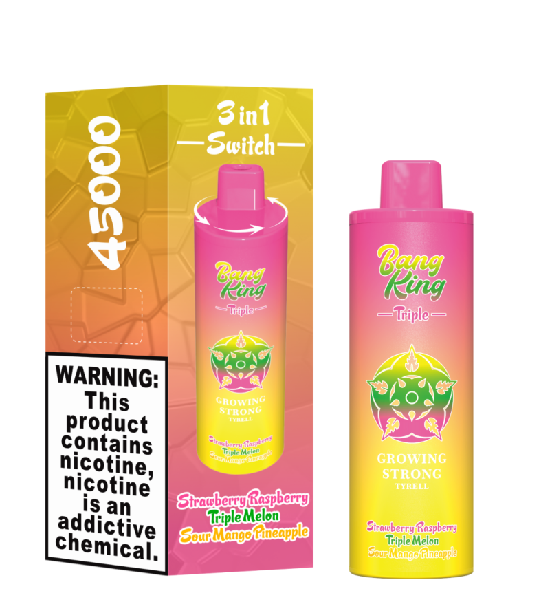 BANG KING | 45000 Puffs Vape Three-Flavor Disposable E-Cigarettes (Ship from China) - Image 6