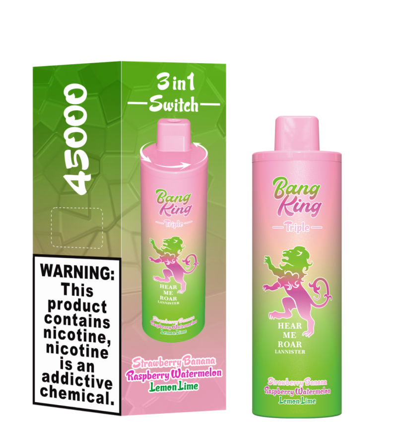 BANG KING | 45000 Puffs Vape Three-Flavor Disposable E-Cigarettes (Ship from China) - Image 8