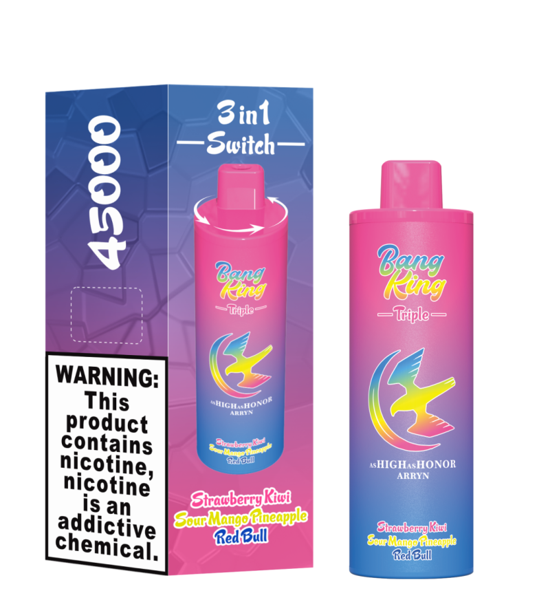 BANG KING | 45000 Puffs Vape Three-Flavor Disposable E-Cigarettes (Ship from China) - Image 7