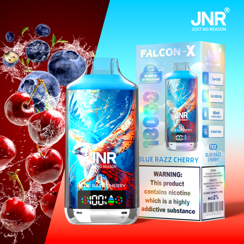 JNR | FALCON-X 18000 Puffs Vape 52-Flavors Disposable E-Cigarettes (Ship from China) - Image 31