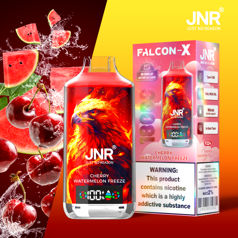 JNR | FALCON-X 18000 Puffs Vape 52-Flavors Disposable E-Cigarettes (Ship from China) - Image 23