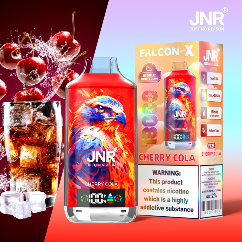 JNR | FALCON-X 18000 Puffs Vape 52-Flavors Disposable E-Cigarettes (Ship from China) - Image 25
