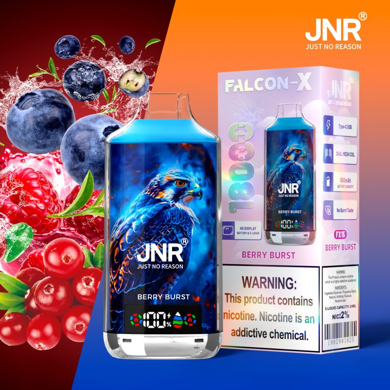 JNR | FALCON-X 18000 Puffs Vape 52-Flavors Disposable E-Cigarettes (Ship from China) - Image 32
