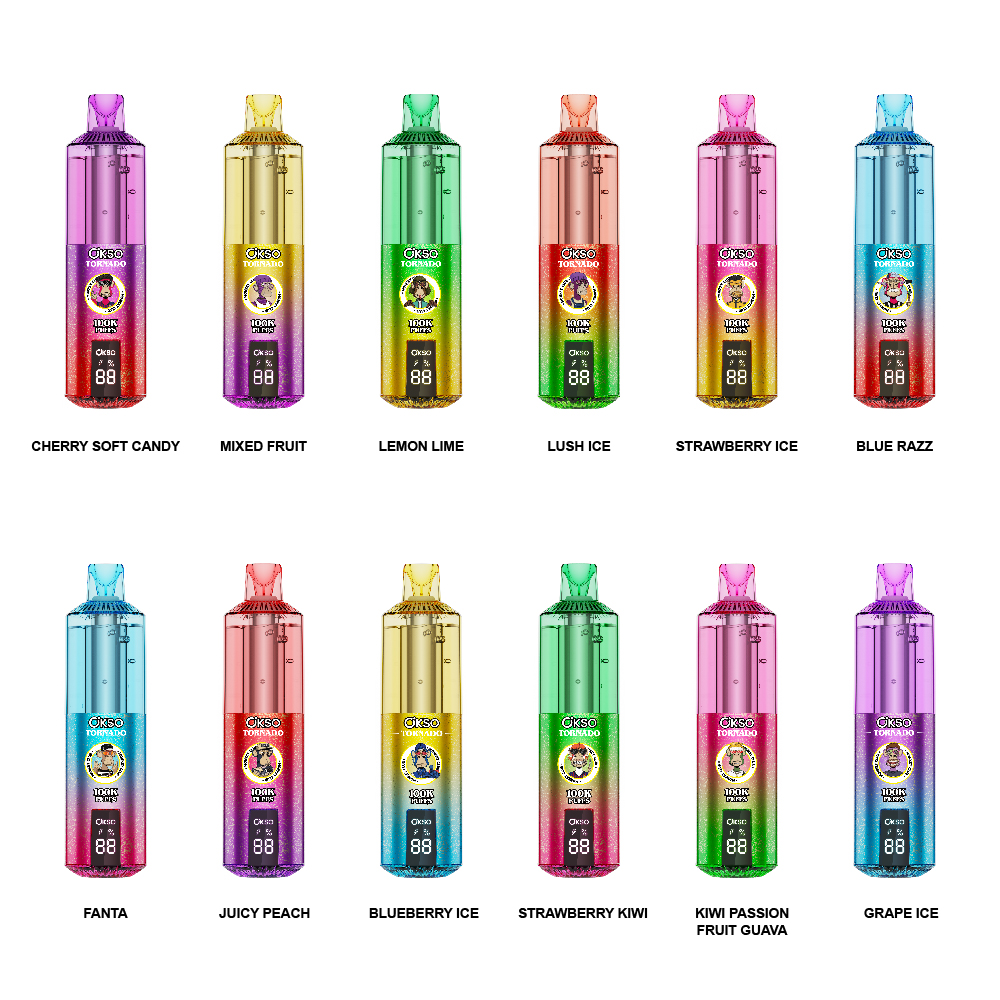 OKSO | 100K Puffs Vape 12-Flavors Five in one flavor Disposable E-Cigarettes (Ship from China) - Image 3