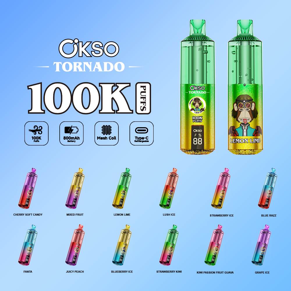 OKSO | 100K Puffs Vape 12-Flavors Five in one flavor Disposable E-Cigarettes (Ship from China) - Image 2