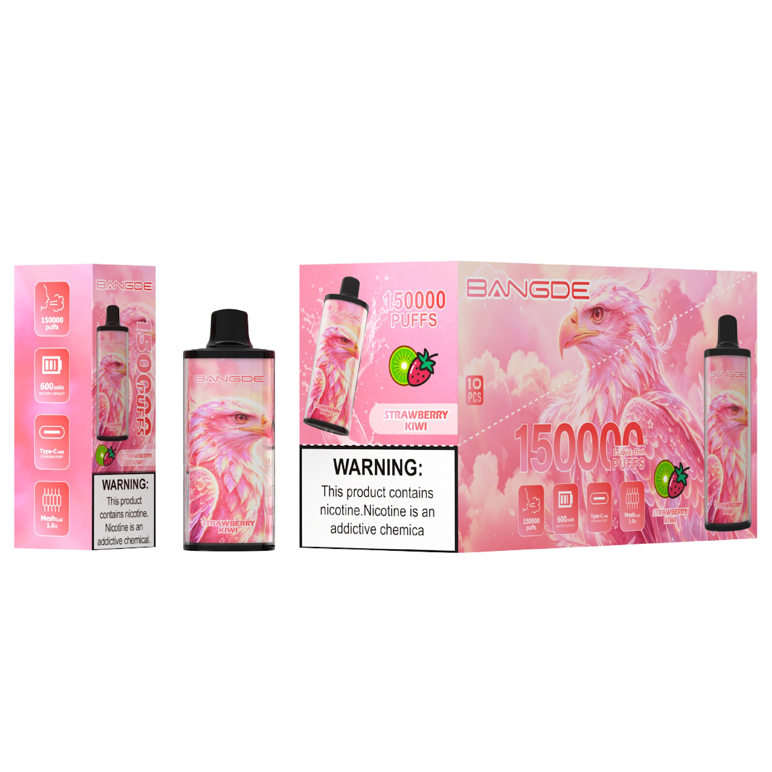 BANGDE | 150000 Puffs Vape 12-Flavors single flavor Disposable E-Cigarettes (Ship from China) - Image 6