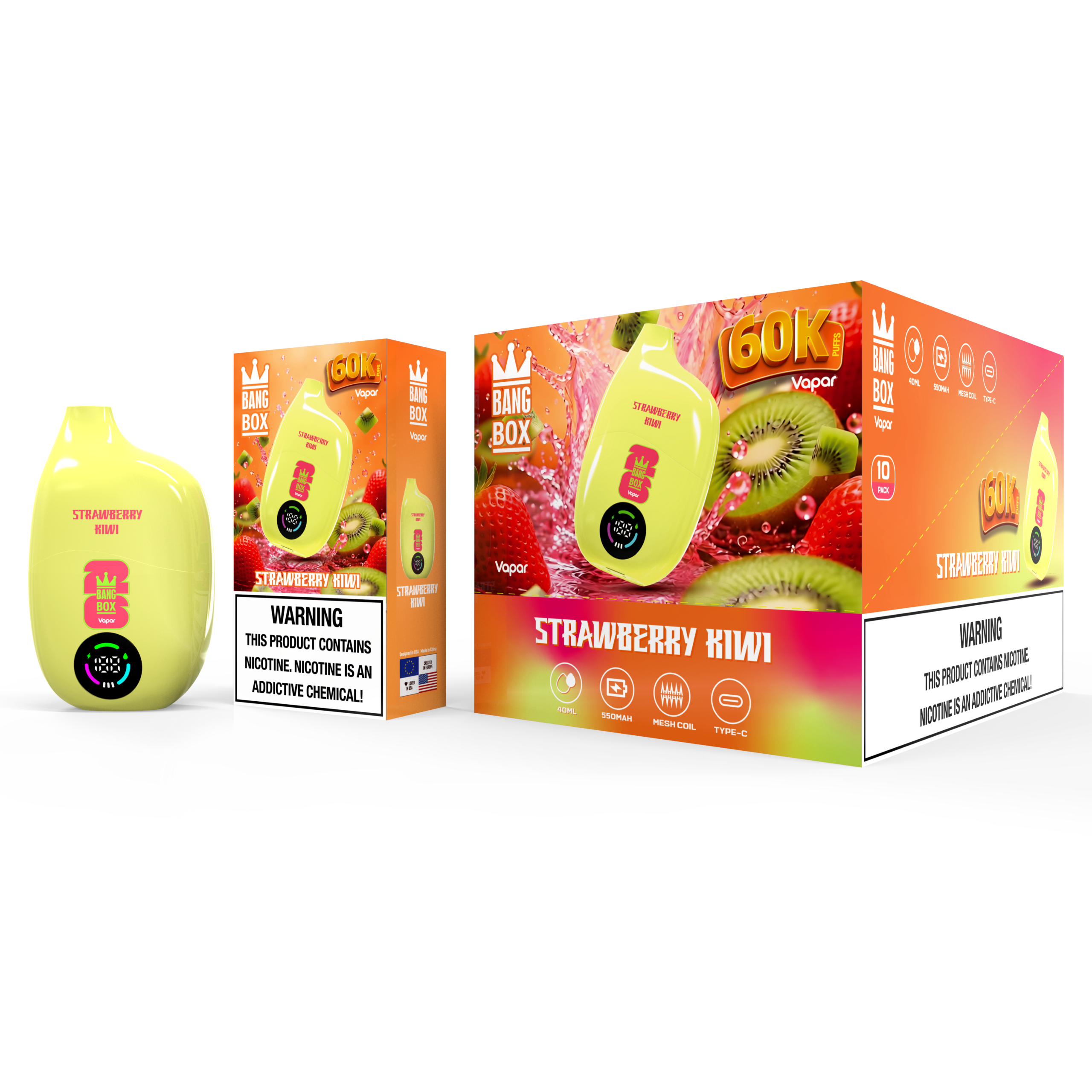 BANGBOX | 60K Puffs Vape 10-Flavors single flavor Disposable E-Cigarettes (Ship from China) - Image 7