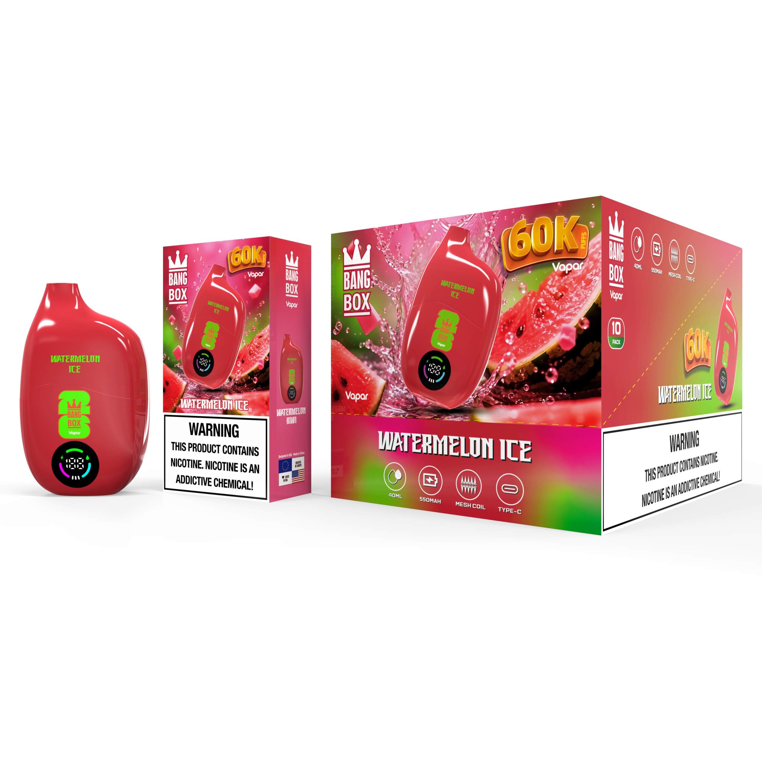 BANGBOX | 60K Puffs Vape 10-Flavors single flavor Disposable E-Cigarettes (Ship from China) - Image 9