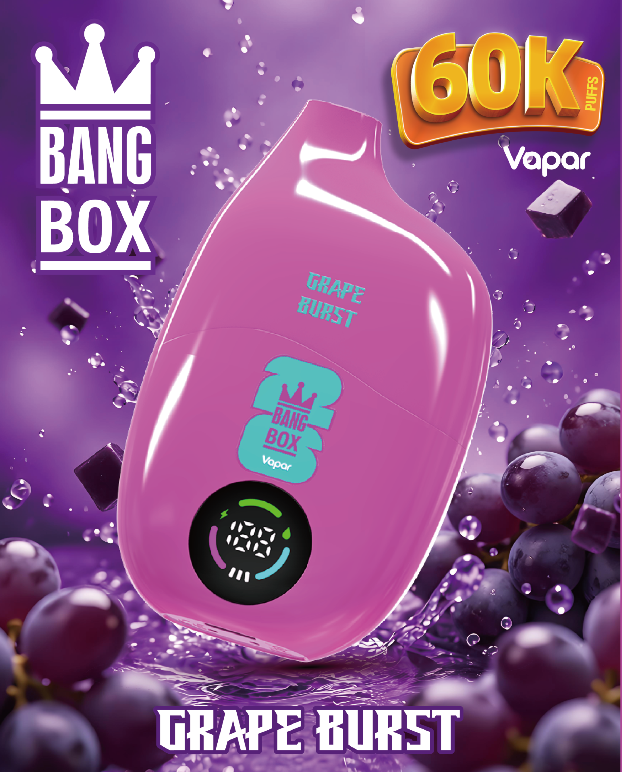 BANGBOX | 60K Puffs Vape 10-Flavors single flavor Disposable E-Cigarettes (Ship from China)